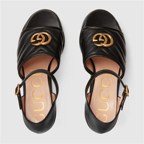 sandalo gucci con plateau|Gucci sandals customer service.